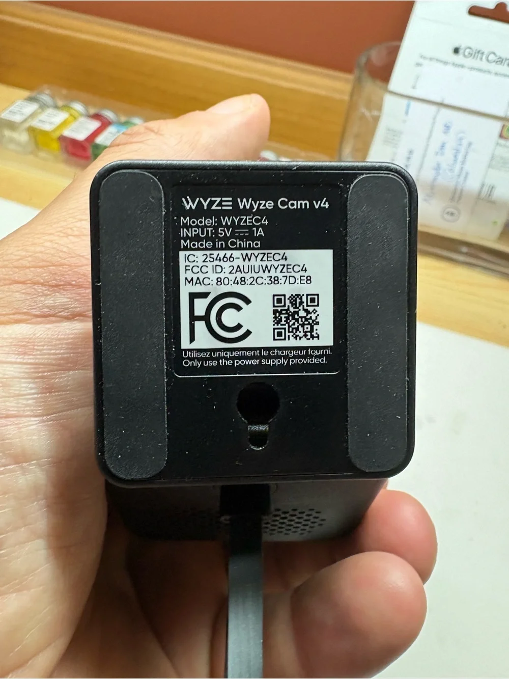 Wyze Wyze Cam v4 Black with Teal Accents Boxed Packaging